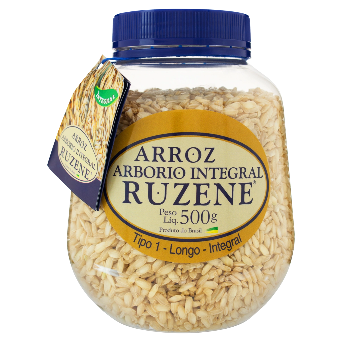 Arroz Arbório Tipo 1 Integral Ruzene Pote 500g