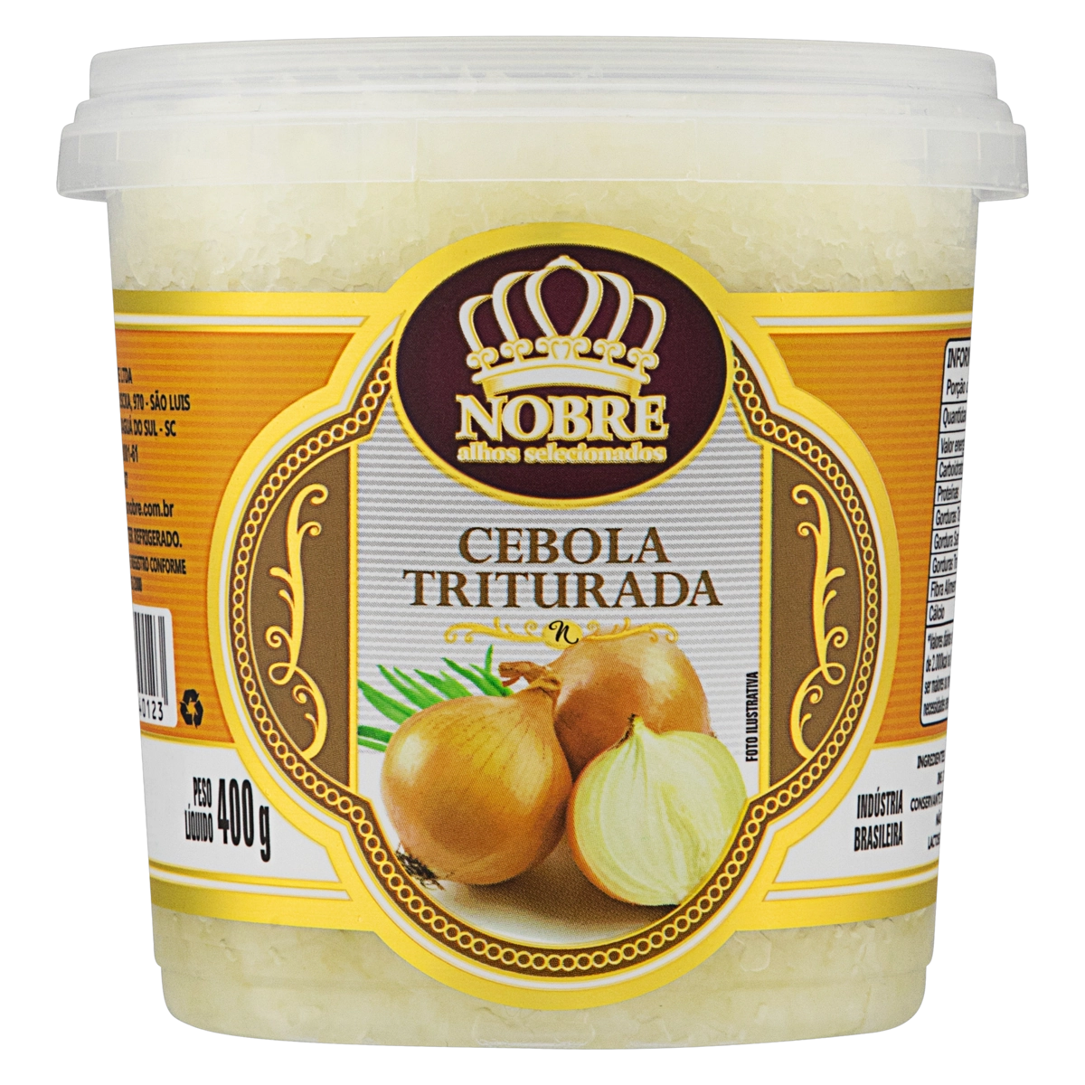 Cebola Triturada Nobre Pote 400g