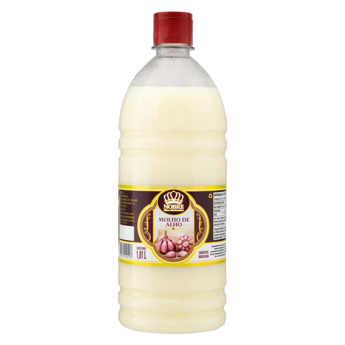 Molho De Alho Nobre Garrafa 1,01l