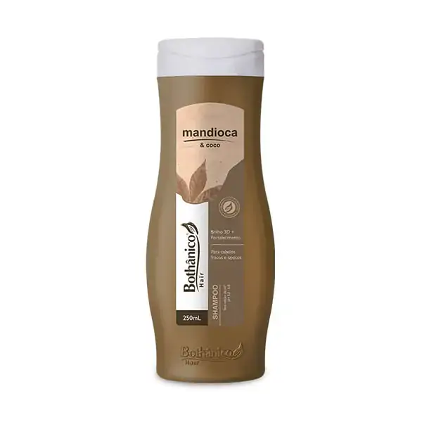 Shampoo Bothanico Hair 300ml Mandioca/coco