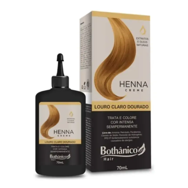 Henna Creme Bothanico Hair 70ml L Claro