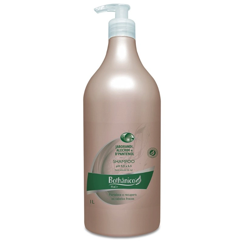Shampoo 1lt Jaborandi Alecrim E Dpantenol Bothanico Hair