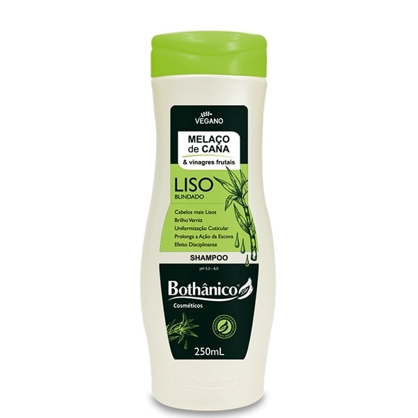Shampoo 250ml Melaço De Cana E Vinagres Frutais Bothanico Hair