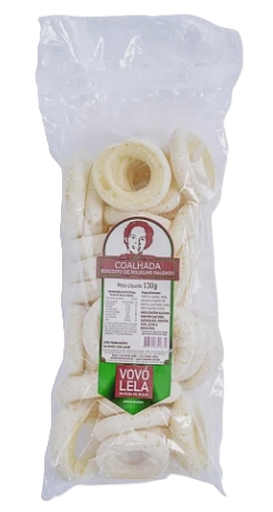 Biscoito Polvilho Coalhada Vovo Lela 130gr