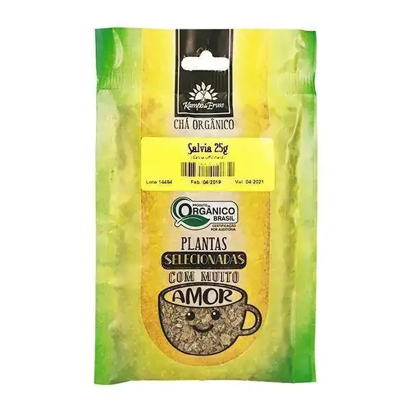 Chá Salvia Kampo De Ervas 25g Kampo De Ervas