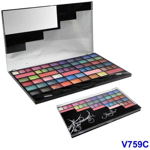 Kit 55 Sombras Cintilantes 5 Blushes Jasmyne V759 C