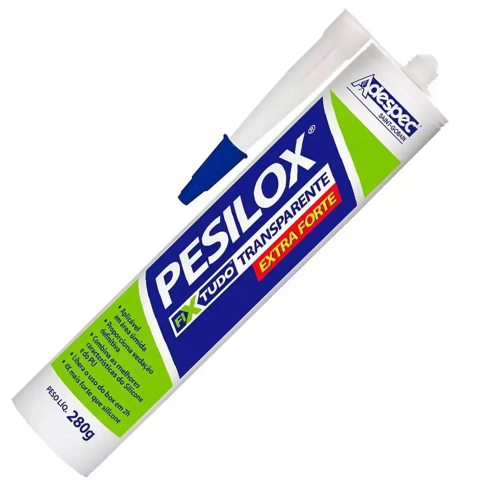 Cola Multiuso Pesilox Fixtudo Adespec 280g Incolor Original