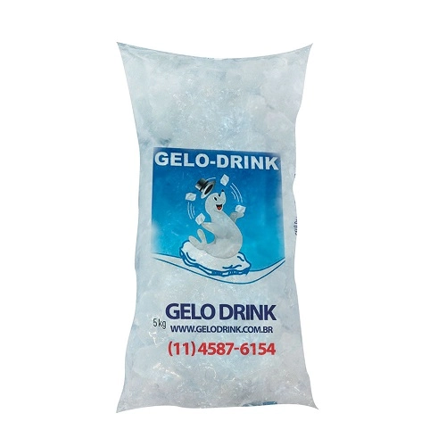 Gelo Em Cubos Gelo Drink 5kg