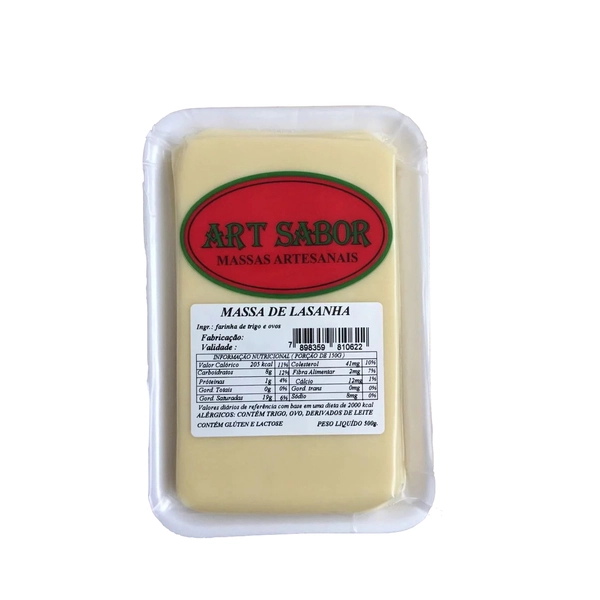 Massa Lasanha Art Sabor