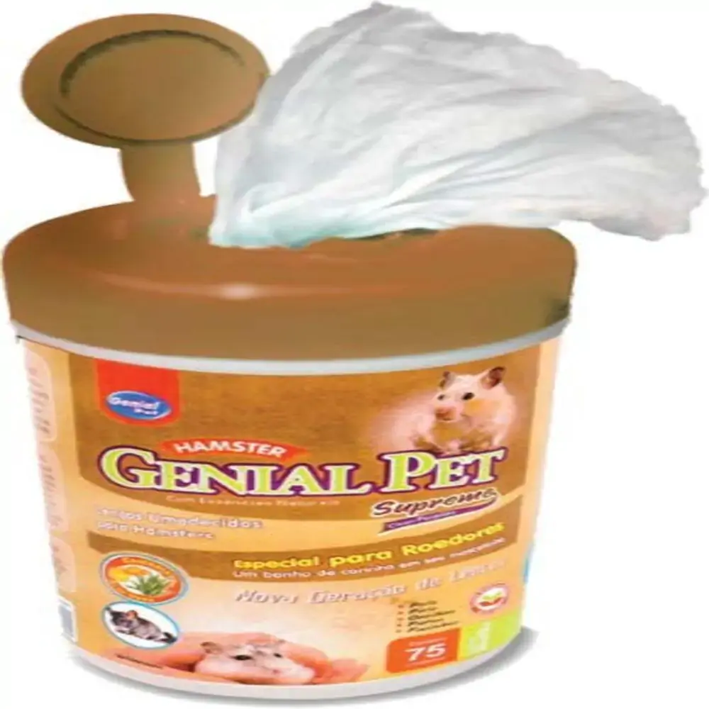 Cod 643 Lenco Umedecido Genial Pet Hamster Genial Pet