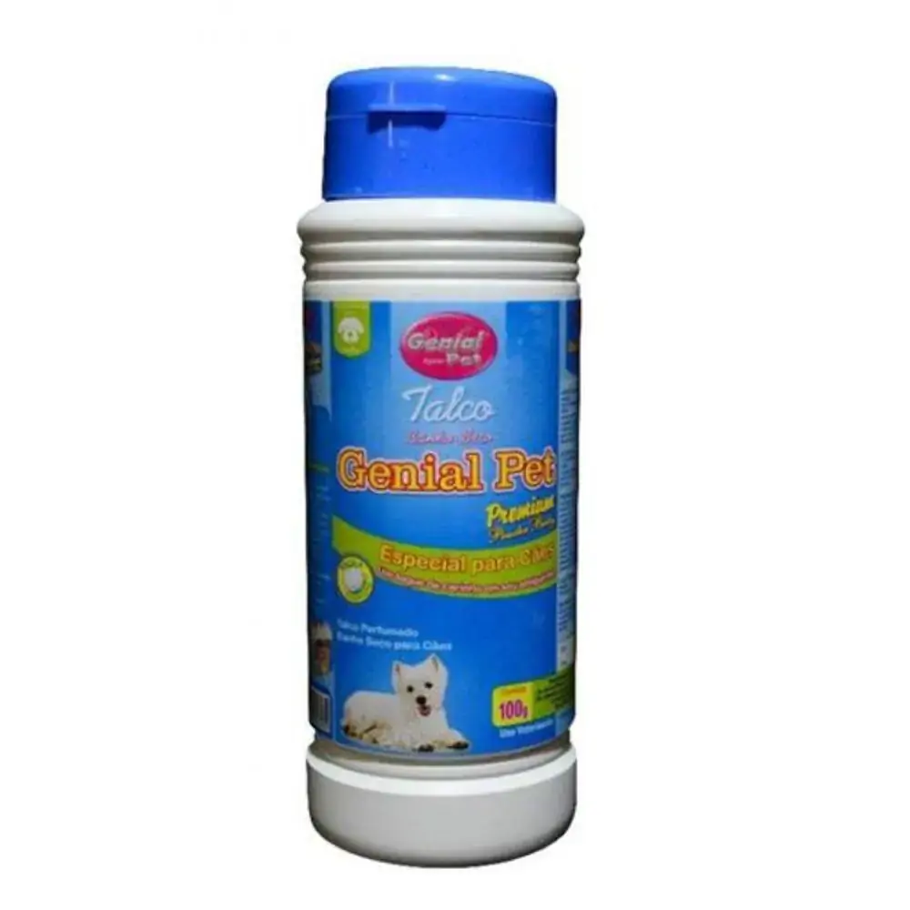 Talco Banho Seco Pet Caes 100gr