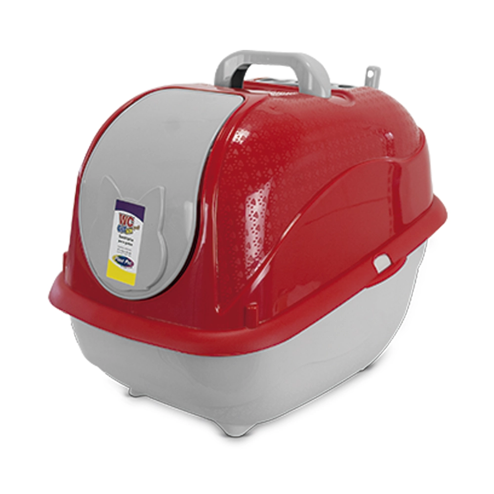 Sanitário Wc Cat Box Pop Vermelho