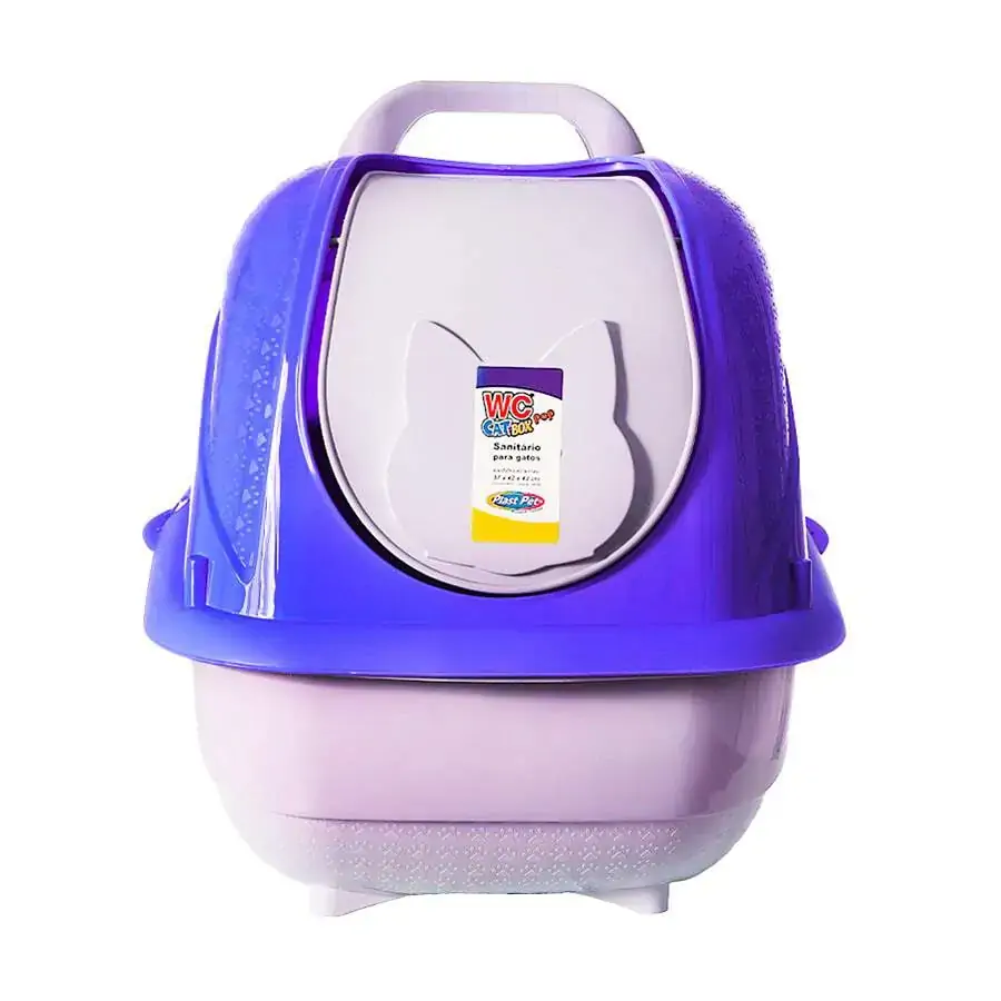 Sanitário Wc Cat Box Pop Roxo