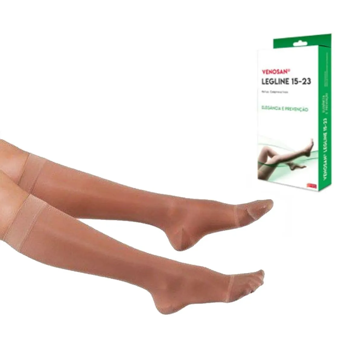 Meia de Compressao Venosan Legline AD Comp 20-30 Pe Fechado Sahara - Legline AD Comp 20-30 Pe Fechad