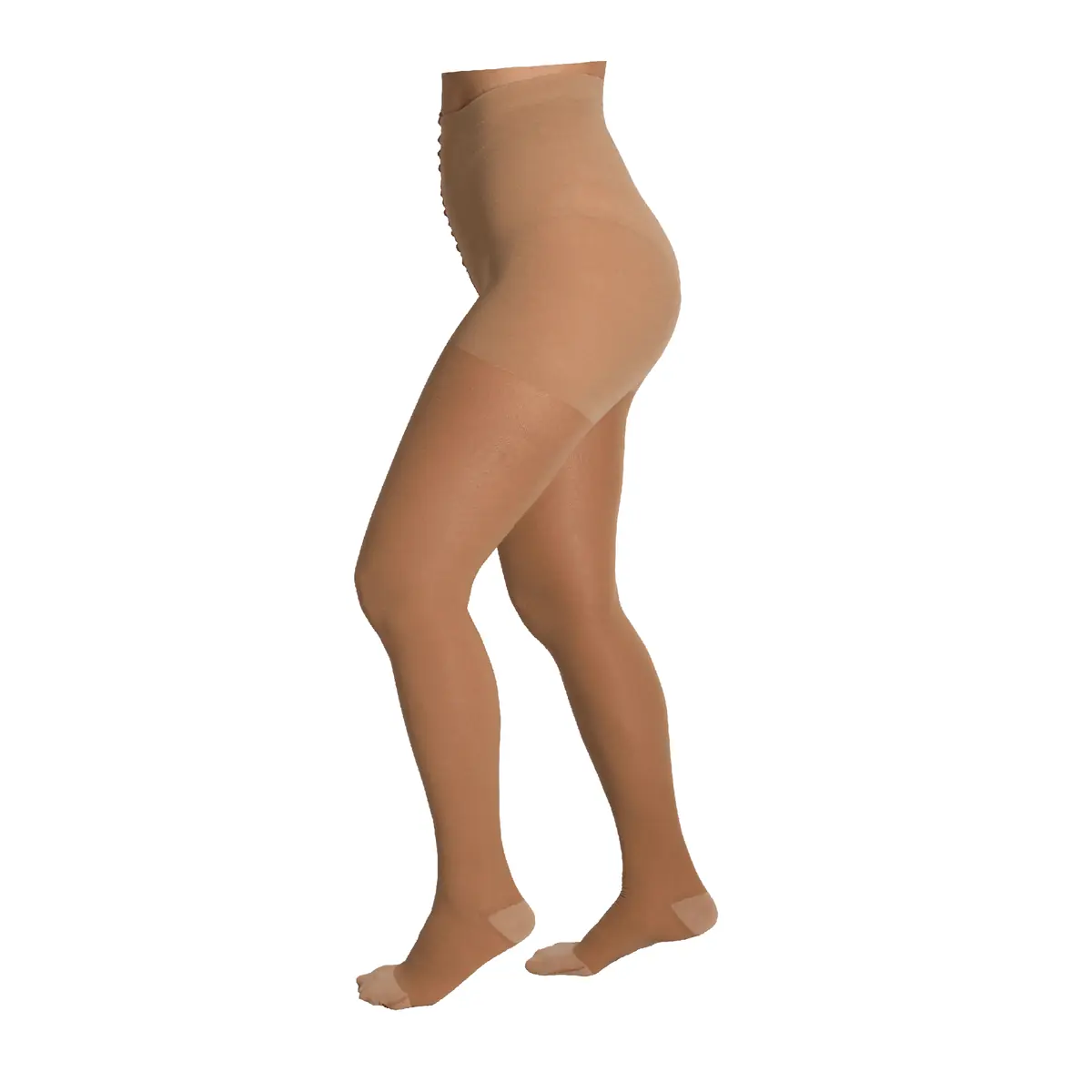 Meia Calça 6000 20-30MMHG C/Ponteira Venosan - Cor: Bronze Tam: G
