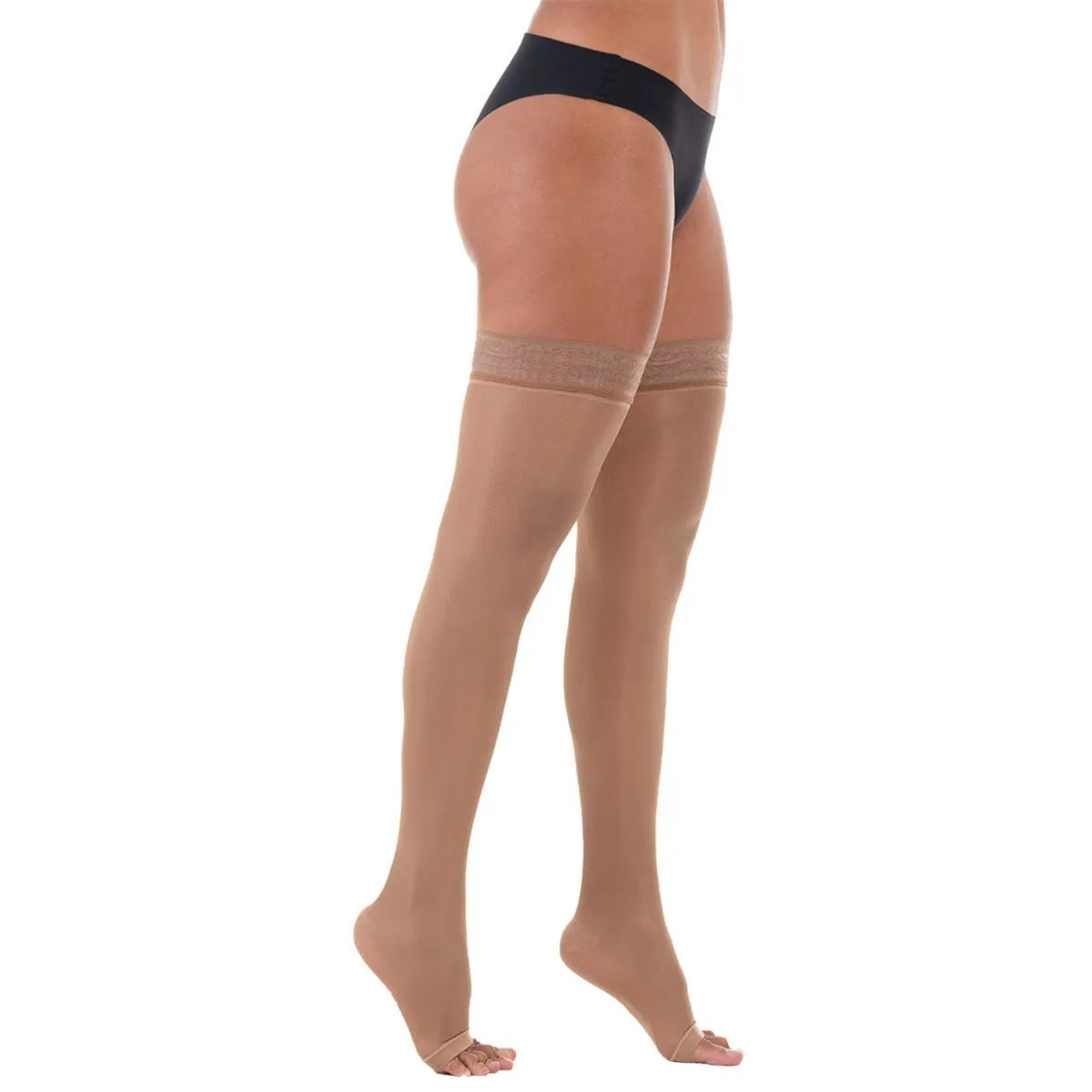 Meia de Compressão 7/8 Legline Venosan - 15-23mmHg - Sahara - Aberto - XG