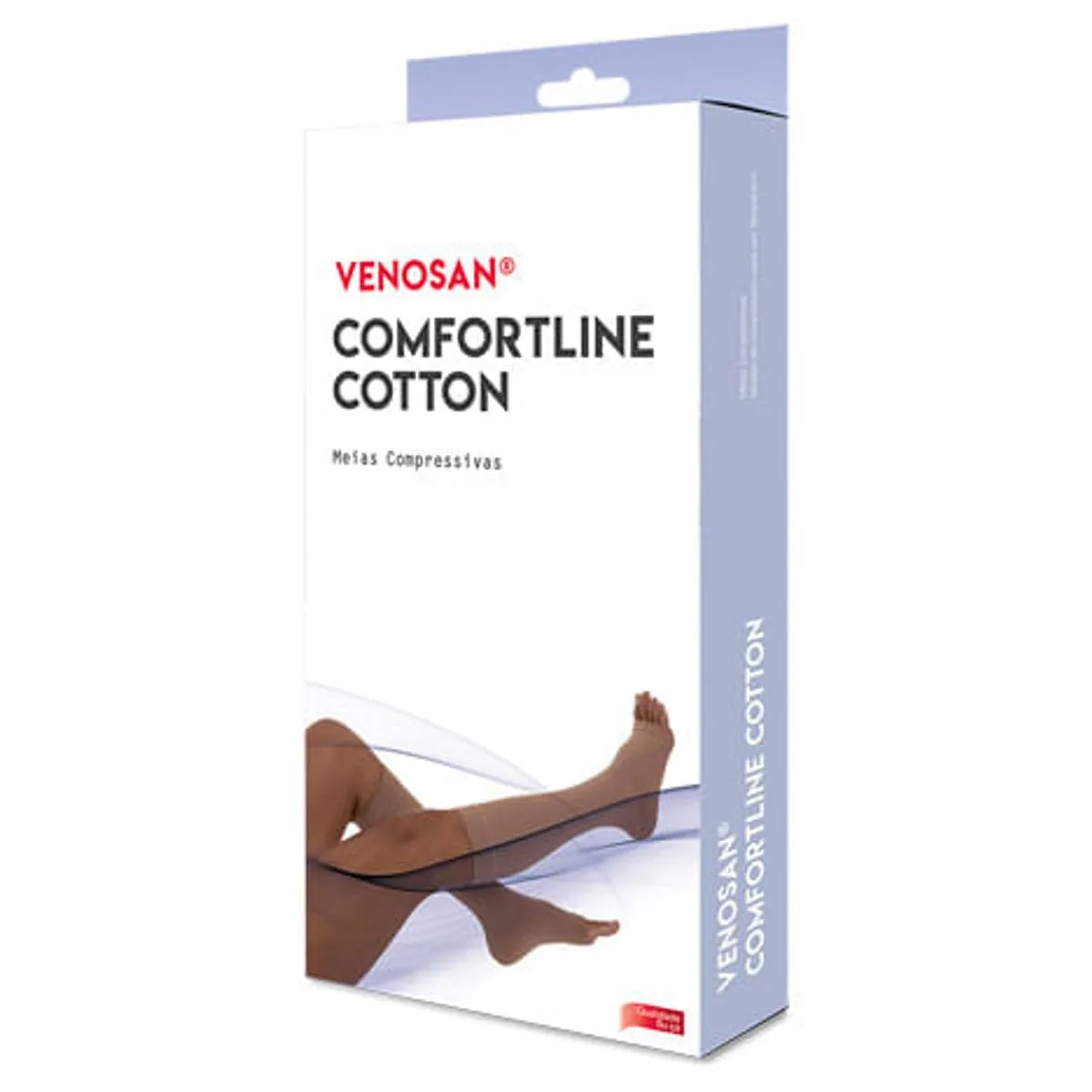 Meia Panturrilha Confortline Cotton 20-30 C/ Ziper - Cor: Bege Tam: GL