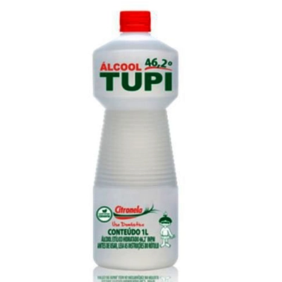 Alcool Tupi 46,2 1l Citronela
