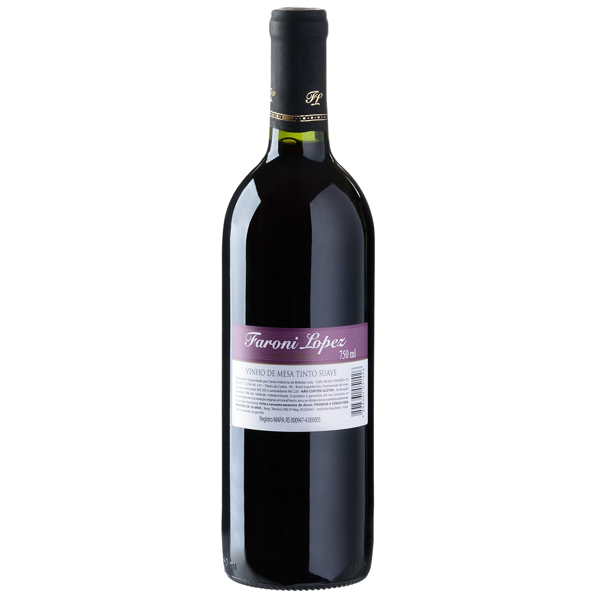Vinho Tinto Suave Foroni Lopez