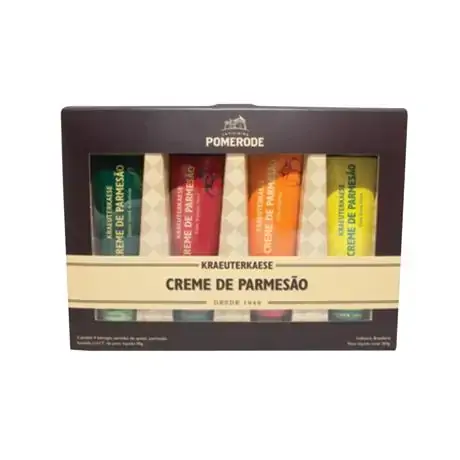 Kit Bisnagas Creme Queijo De Parmesão