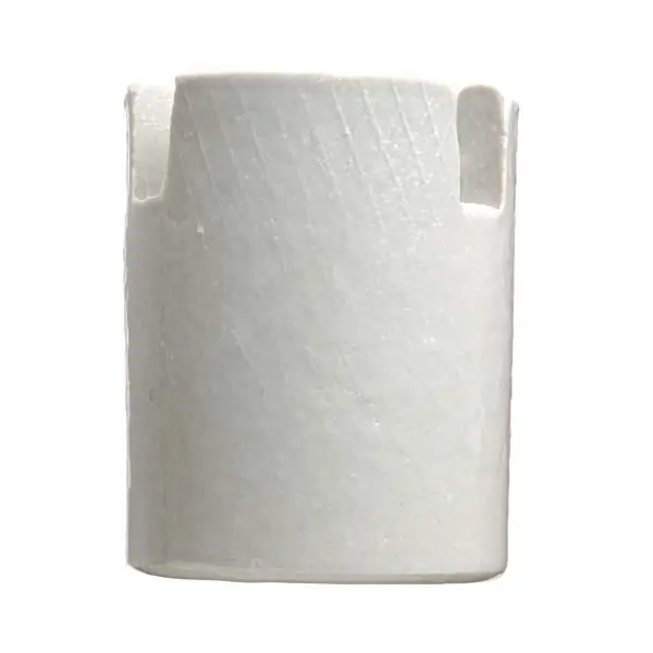 Soquete de Porcelana para Lâmpada Rosca E27 Cônico Branco Incer Morumbi