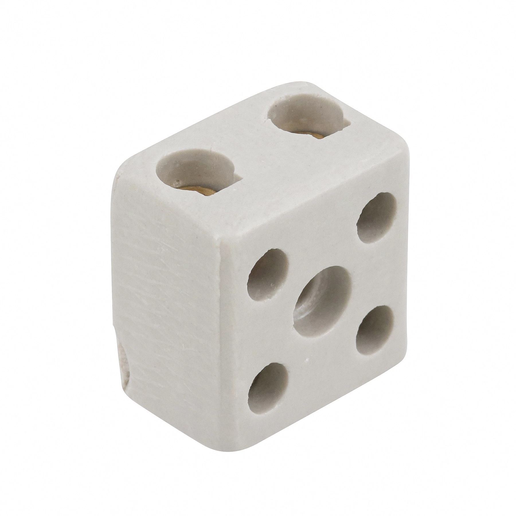 Conector Bipolar em Cerâmica 2 Bornes 16mm com Fixação Incer Morumbi