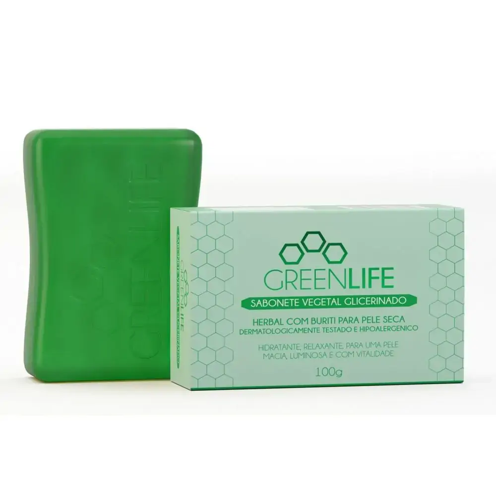 Sabonete Vegetal Glicerinado Com Mel100g Green Life