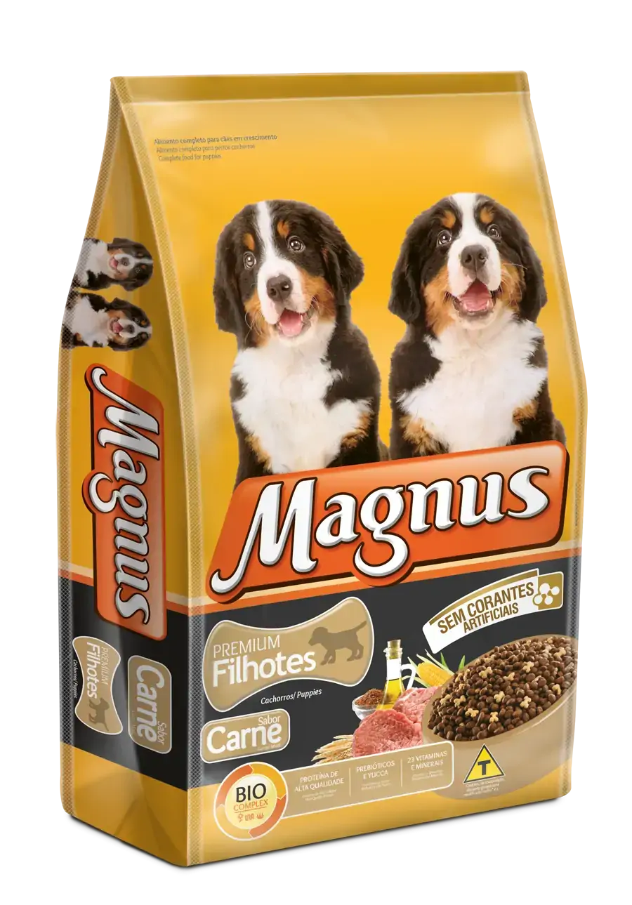 Racao Magnus Adimax 1kg Filhote Carne