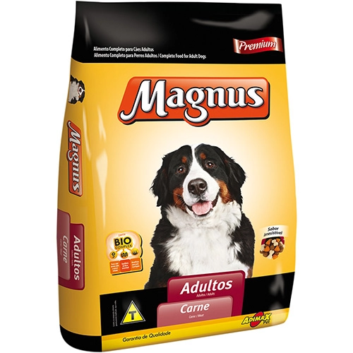Ração Magnus Premium Para Cães Adultos Carne