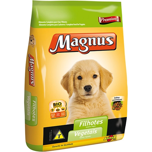 Ração Magnus Premium Para Cães Filhotes Vegetais