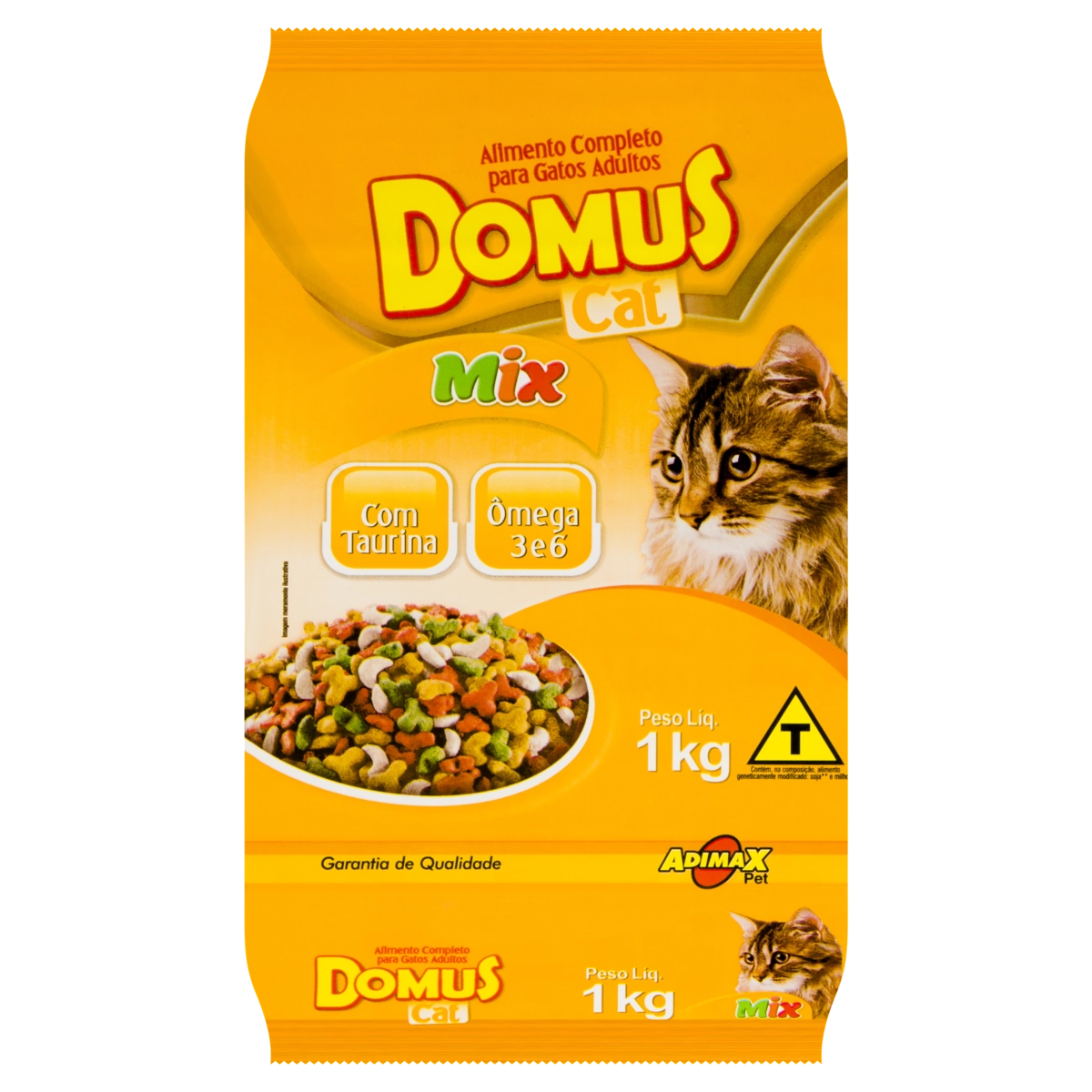 Alimento Para Gatos Adultos Mix Domus Cat Pacote 1kg