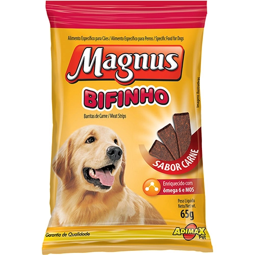 Snack Magnus Bifinho Carne
