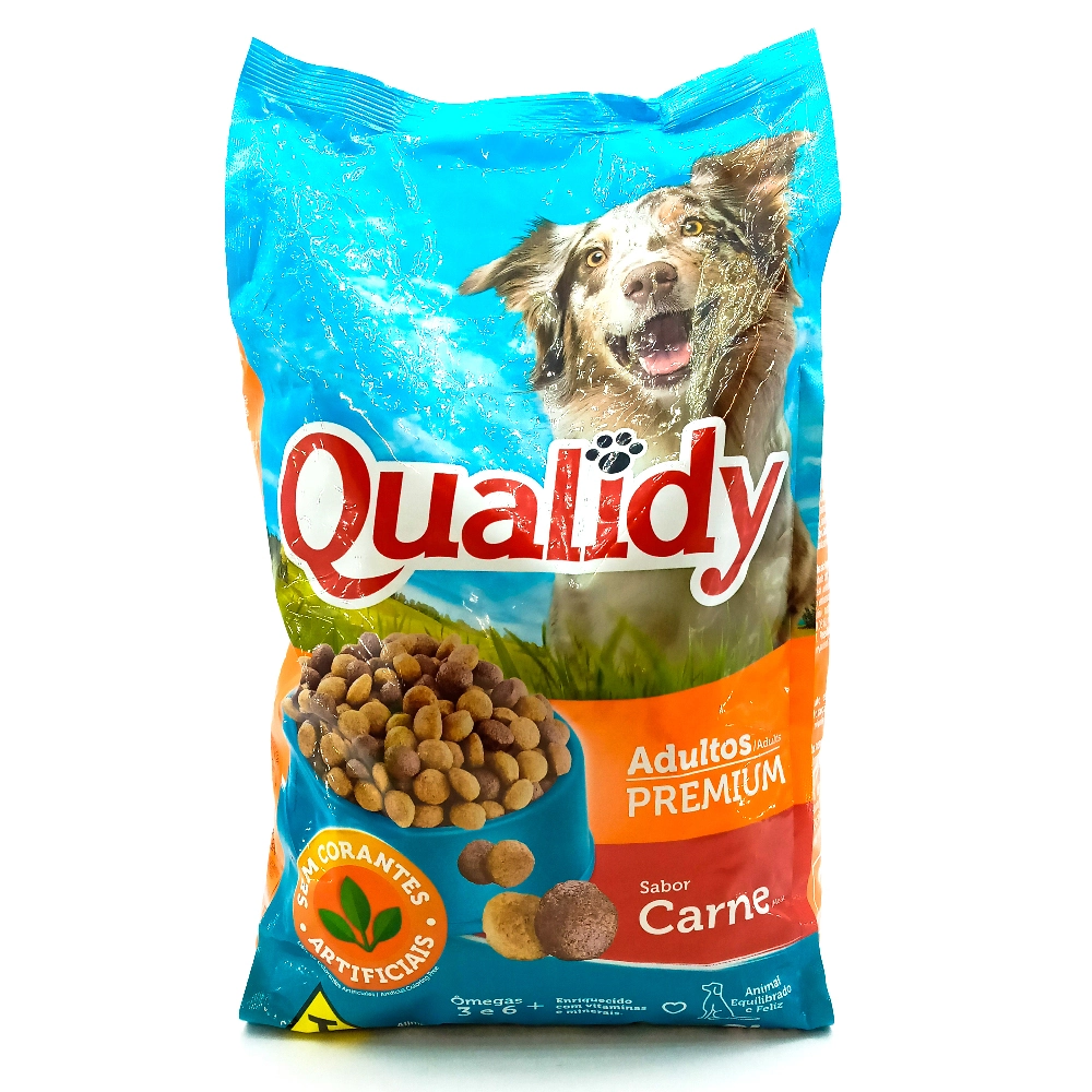 Alimento Para Cães Adultos Carne Qualidy Pacote 3kg