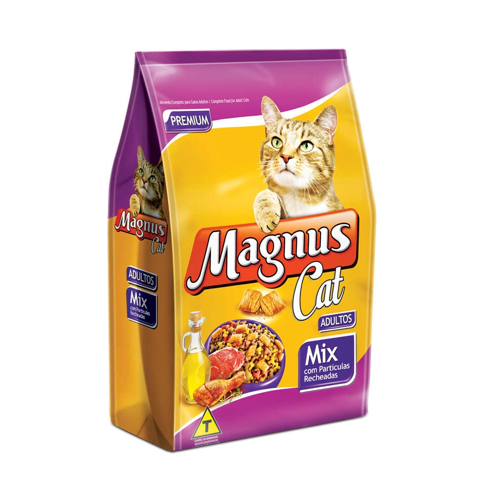 Racao Gatos Magnus Mix C/nug.