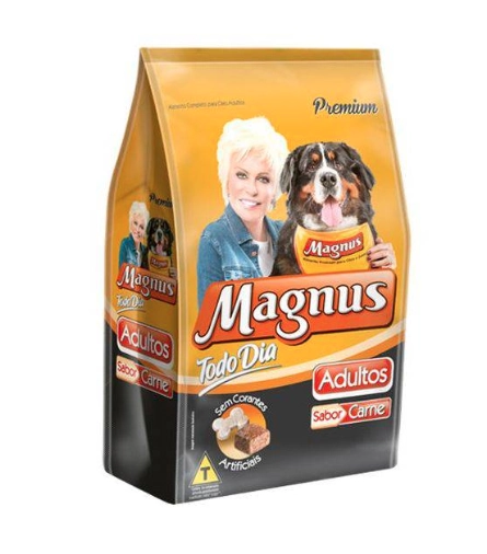Ração Para Cães Adultos Sabor Carne 1kg Magnus