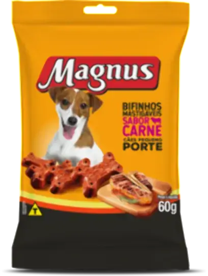 Bifinho Magnus 60gr Carne Pequeno. Porte