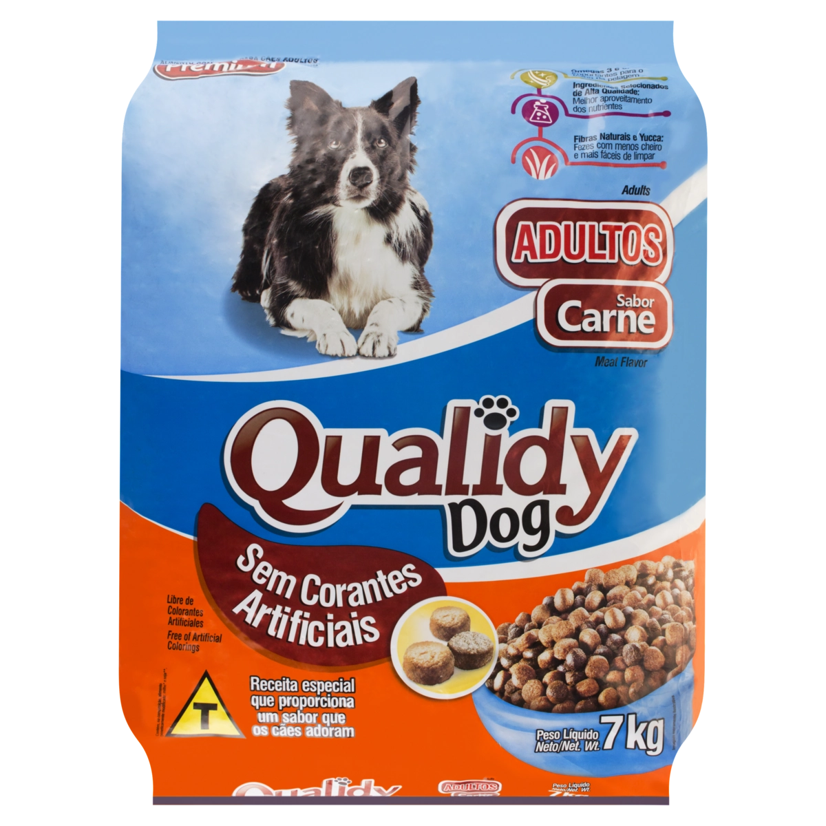 Alimento Para Cães Adultos Carne Qualidy Pacote 7kg