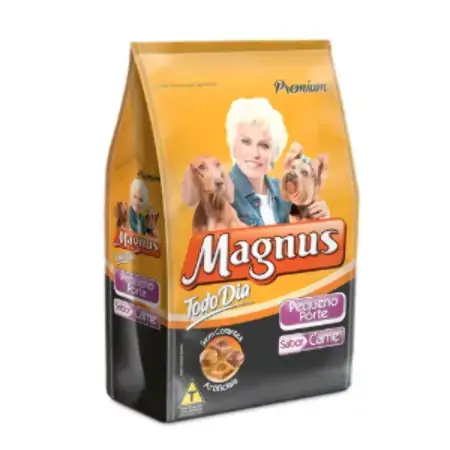 Racao Para Caes Pequeno Porte Carne 1kg Magnus