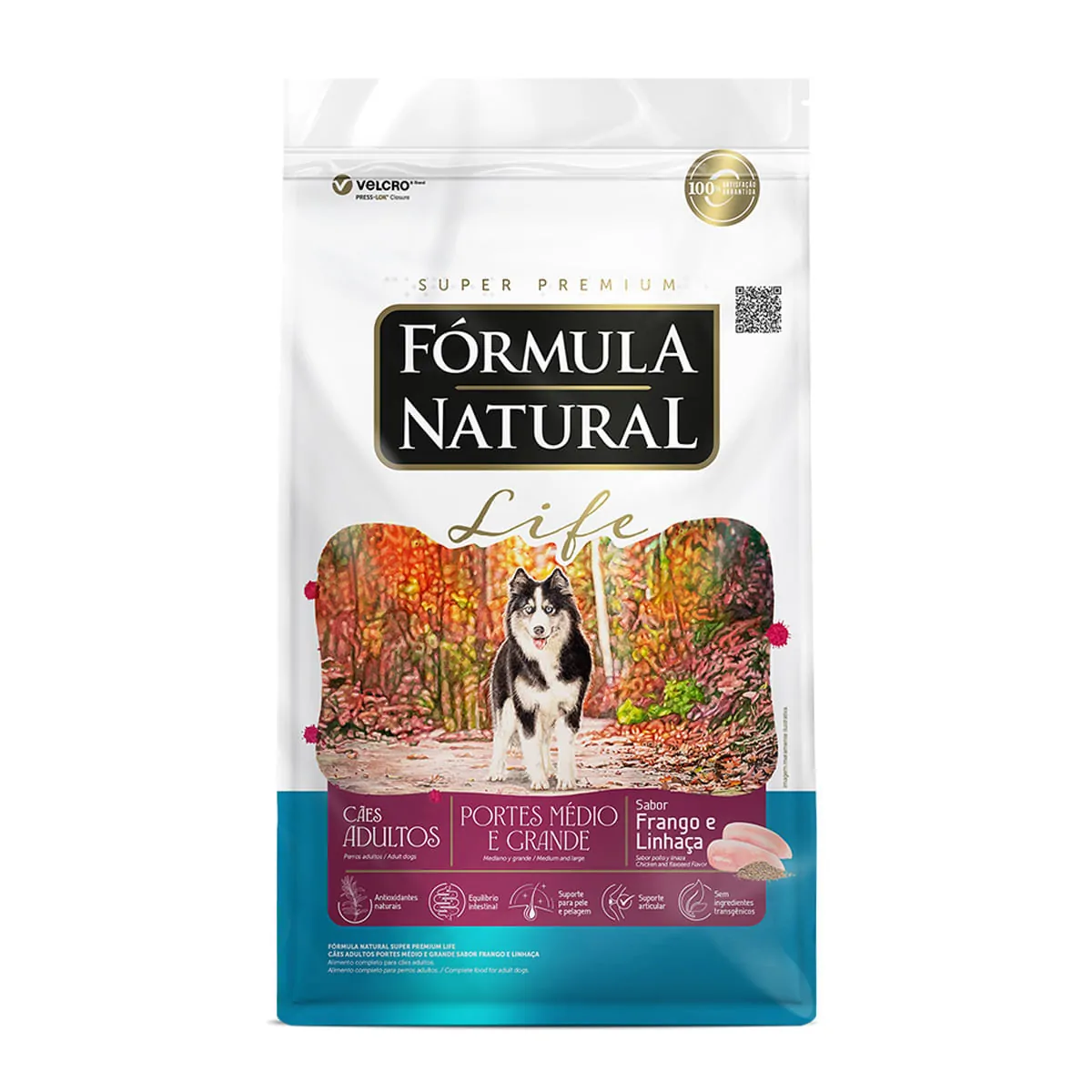 Ração Fórmula Natural Para Cães Adultos De Raças Médias E Grandes 15kg