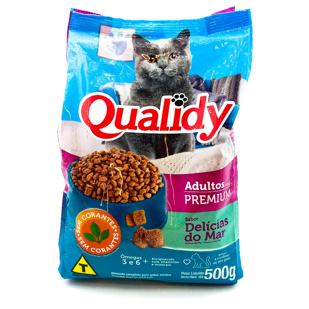 Racao Qualidy Adimax 500g Cat Adulto Delic.mar