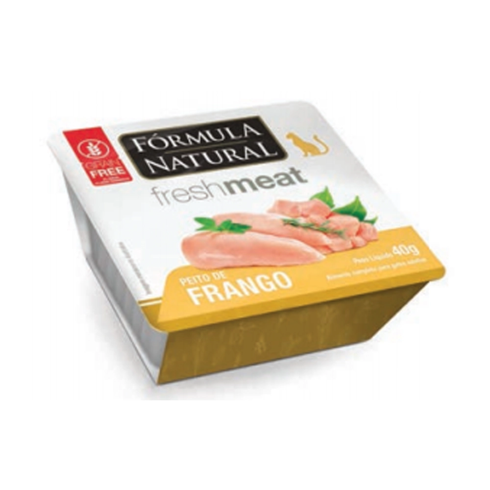 Fresh Meat Gourmet Fórmula Natural Gatos Adultos Sabor Peito de Frango 40g 40g