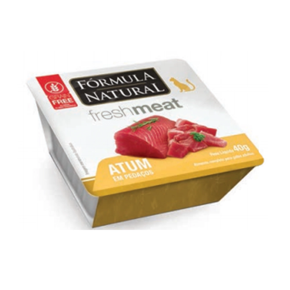 Fresh Meat Gourmet Fórmula Natural Gatos Adultos Atum em Pedaços 40g 40g
