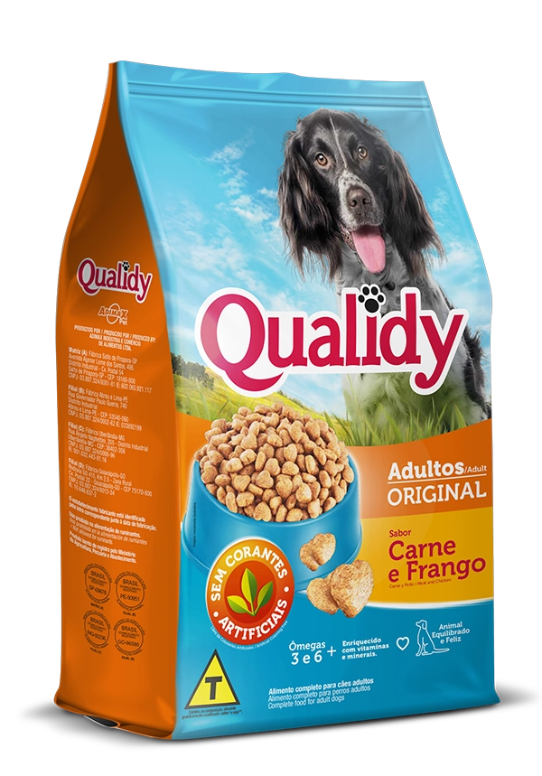 Racao Caes Qualidy Orig.adulto Carne/frg.1kg