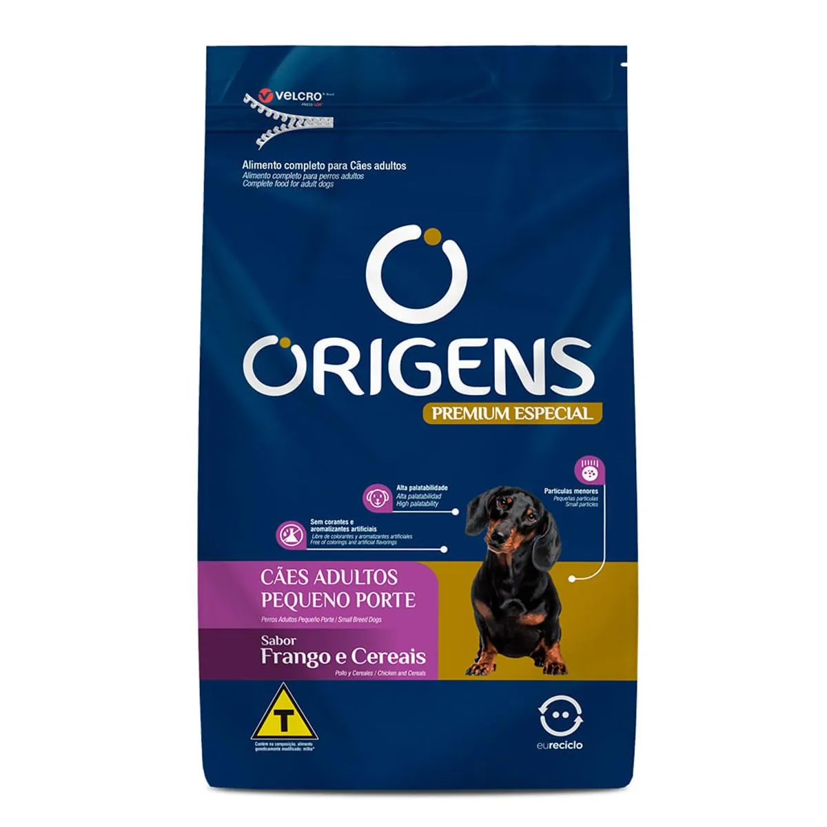 Ração Origens Para Cães Adultos De Raças Pequenas Sabor Frango E Cereais