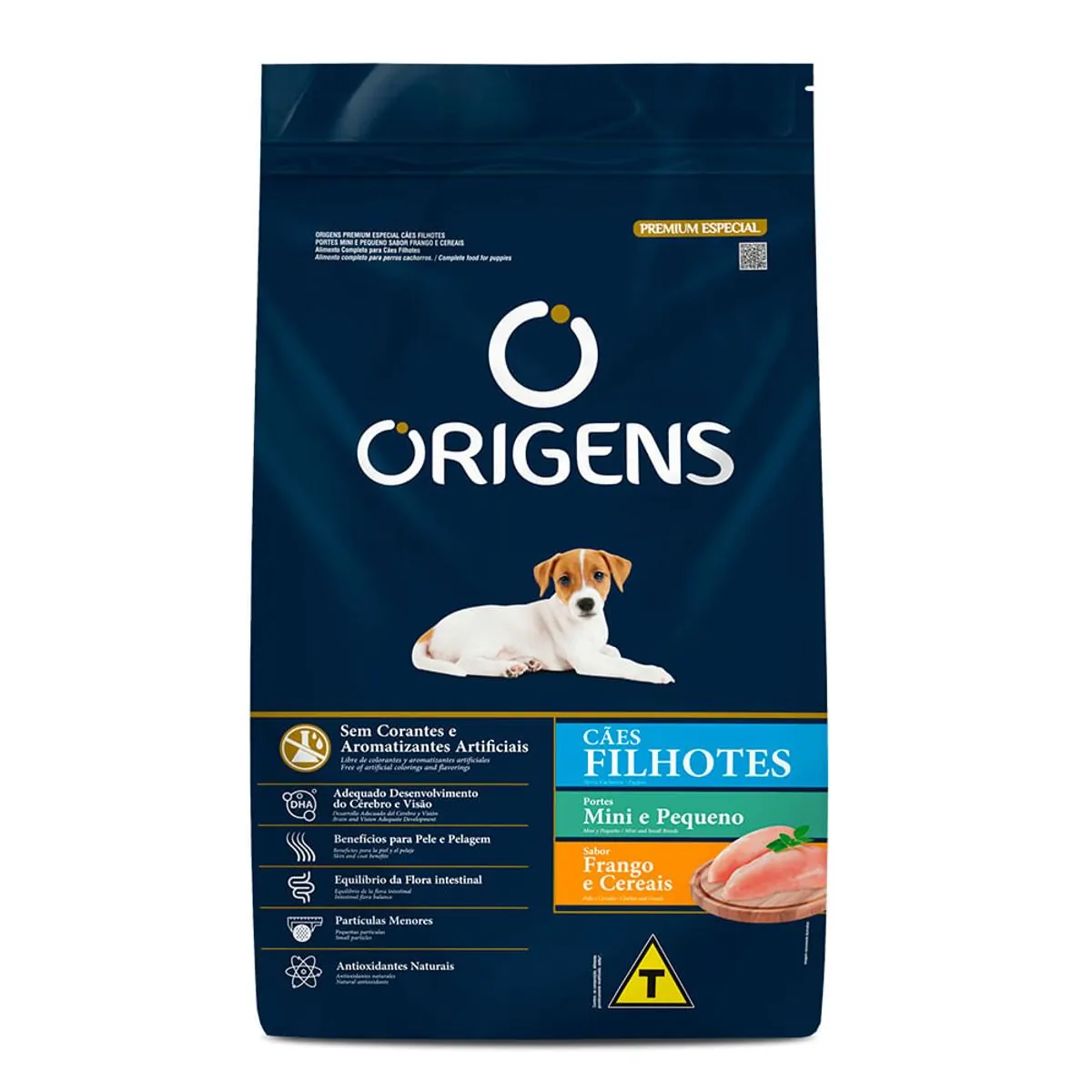 Ração Origens Cães Filhotes Frango e Cereais 10,1kg