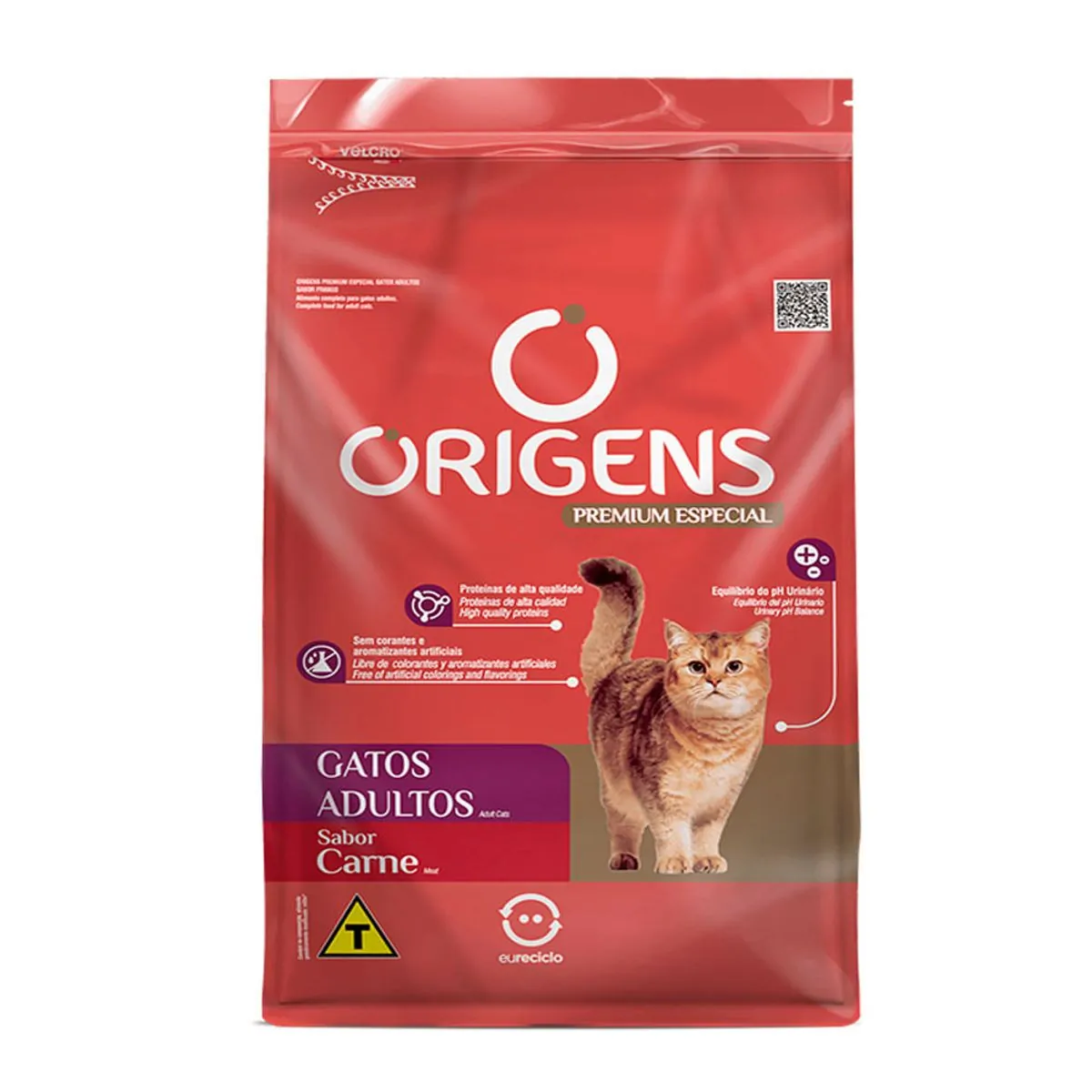 Ração Origens Para Gatos Adultos Sabor Carne