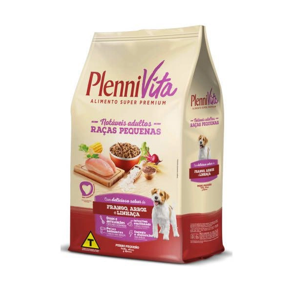 Racao Plennivita Dog 2,5kg Peq Porte Fgo Linhaca