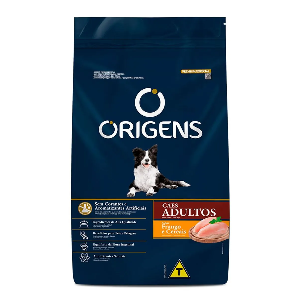Origens Caes Ad Frango Cereais 15kg