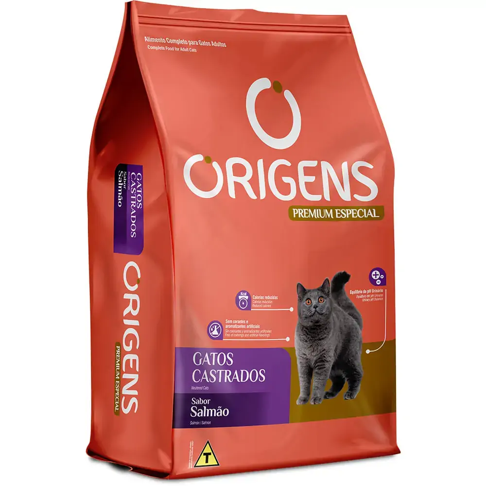Al.gatos Origens 3kg Cast.salmao