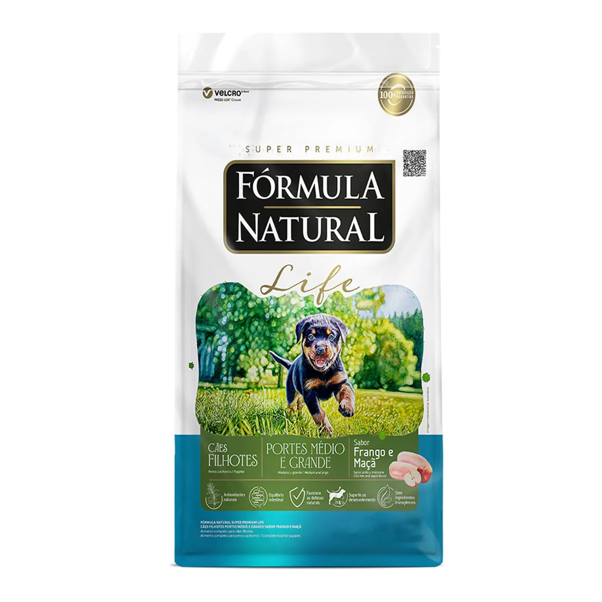 Ração Seca Fórmula Natural Life Para Cães Filhotes De Raças Medias Grandes 15 Kg